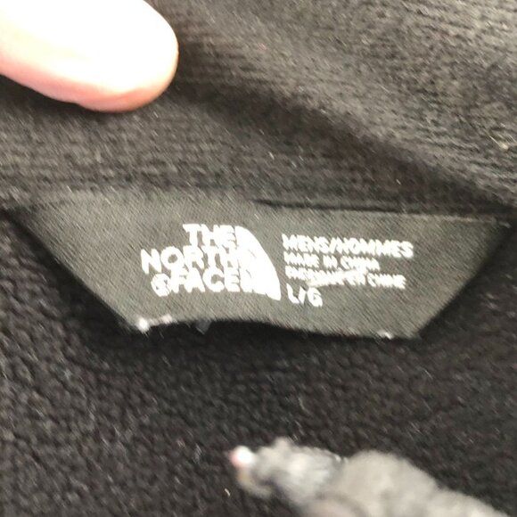 The North Face Mens Athletic Jacket Large Black Full-Zip Fleece Activewear Mock - Picture 13 of 15